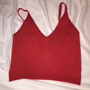 ❌❌❌❌SOLD❌❌❌❌❌❌ Knit orange crop top